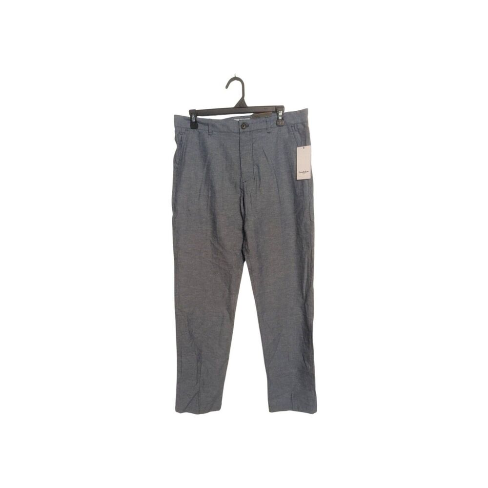 Men's Slim Fit Trousers Blue 30x32